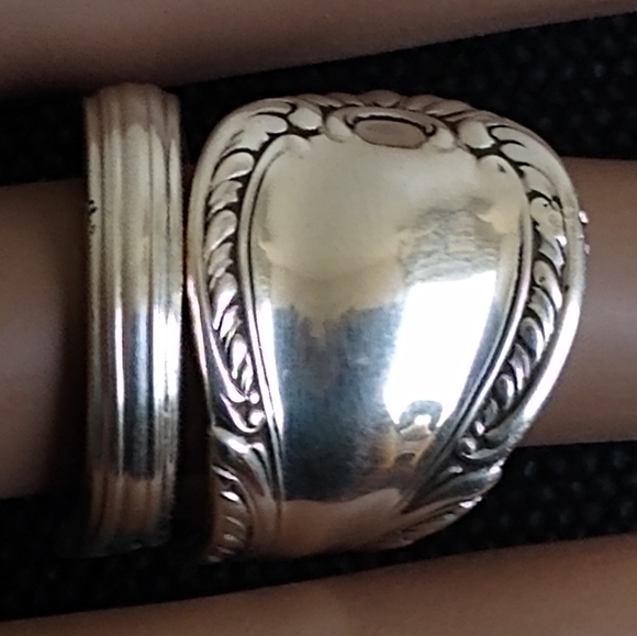 Vtg Fine Arts Southern Colonial Sterling Spoon Rng - Picture 1 of 8